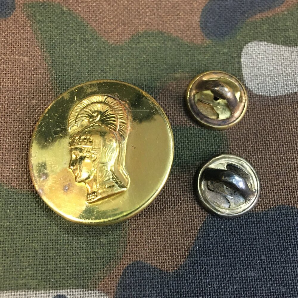 WWII Women's Army Corp Brass Colar Isignia Pin